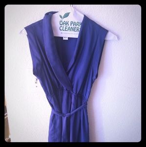 Maternity blue dress